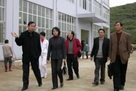 自治区教育厅副厅长潘晔视察我院