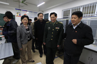 柳州市委常委、柳州军分区政委汪正荣、副市长文和群视察我院