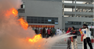 LZPU Organizes Fire Safety Emergency Drill for International Students from Asia and Africa